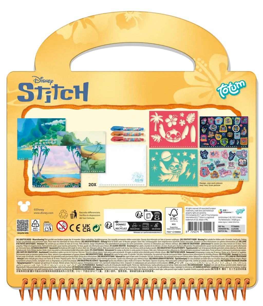 CARTE DE ACTIVITATI & PIXURI - STITCH - TOTUM (TT700093)