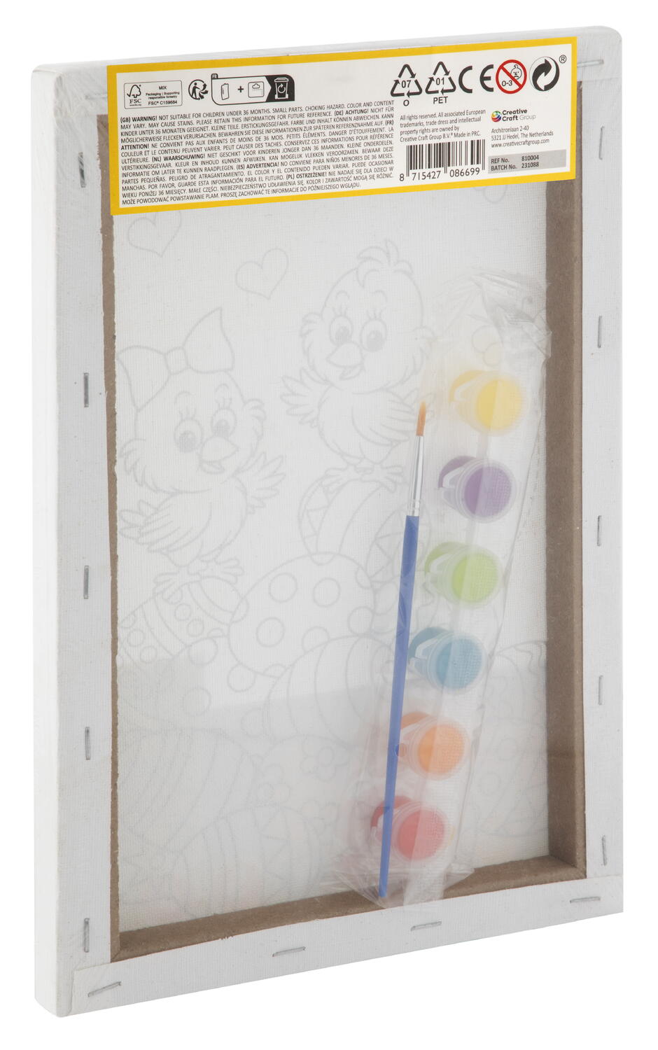 PAINTING BY NUMBERS - CHICKENS - GRAFIX (810004-1)