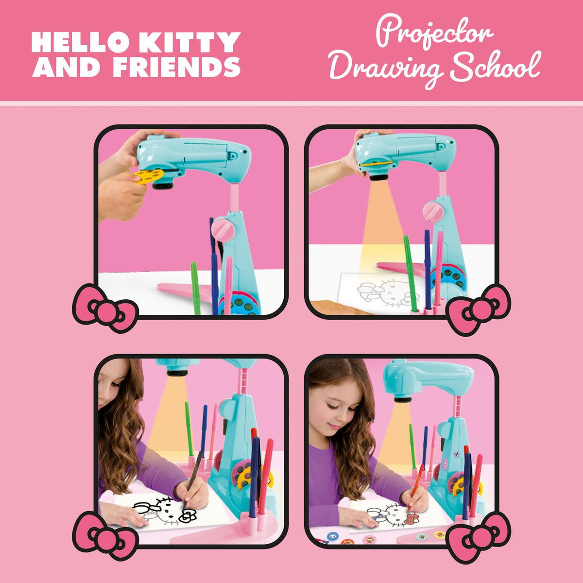 PROIECTOR PENTRU DESEN - HELLO KITTY & PRIETENII - LISCIANI (L119707)