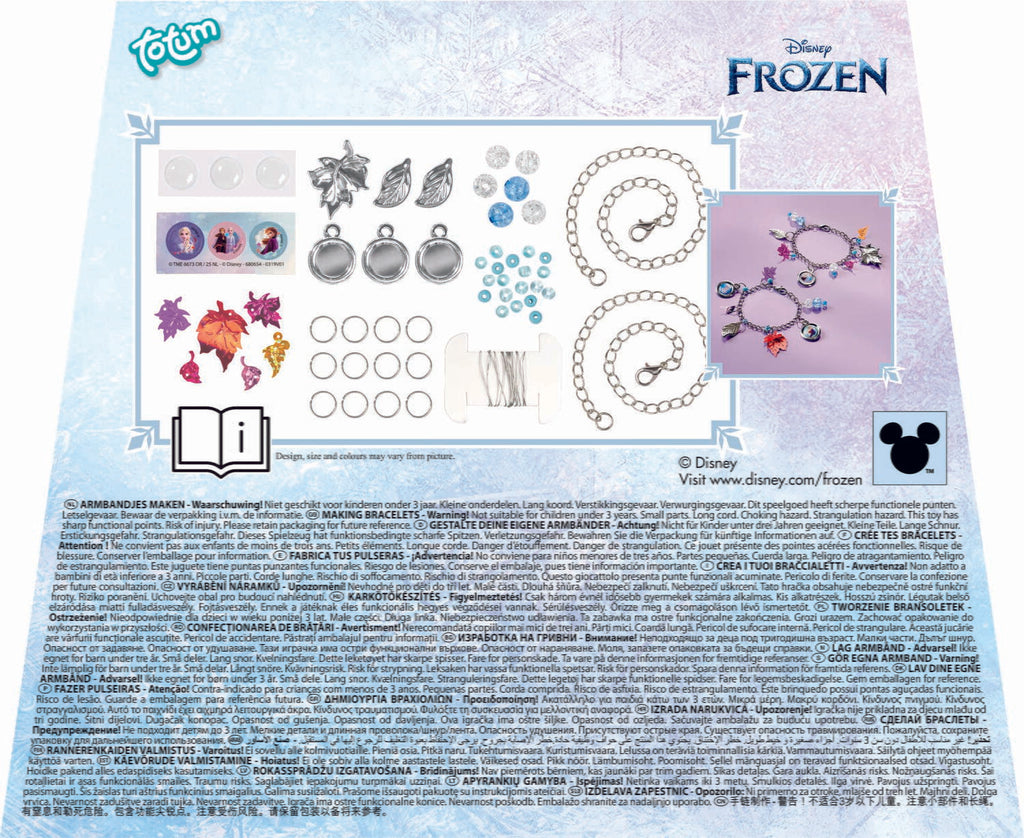 SET BRATARI CU PANDANTIVE - FROZEN - TOTUM (TT680654)