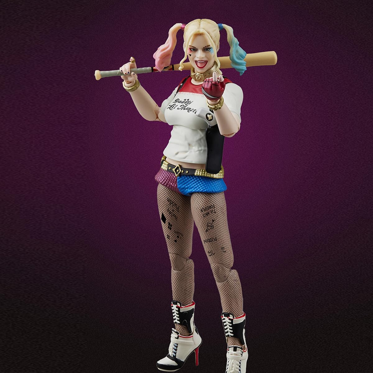 HARLEY QUINN - FONDJOY JUSTICE LEAGUE FIGURINE COLECTIBILE