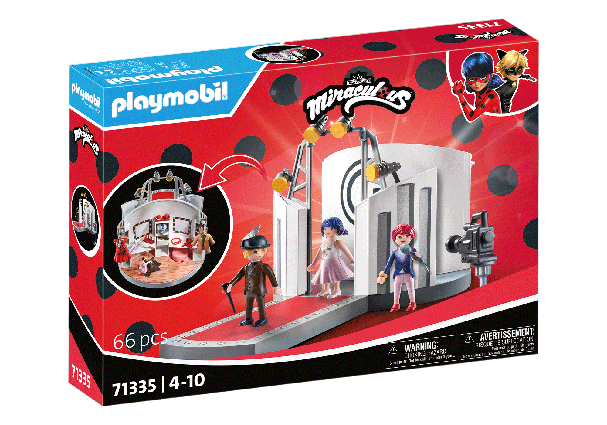 MIRACULOUS DEFILAREA DE MODA IN PARIS - PLAYMOBIL MIRACULOUS (PM71335)