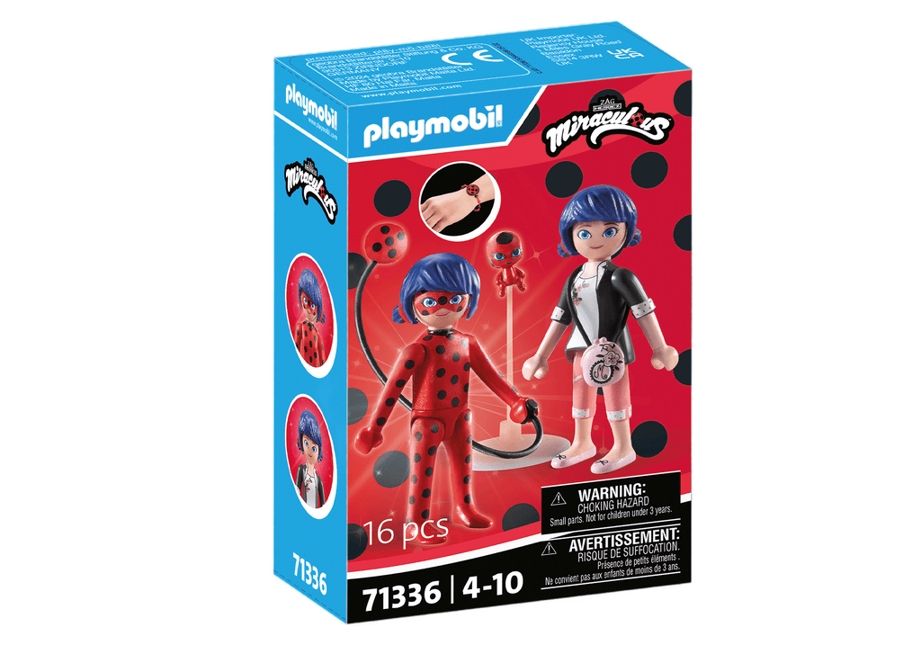 MIRACULOUS MARINETTE AND LADYBUG - PLAYMOBIL MIRACULOUS (PM71336)
