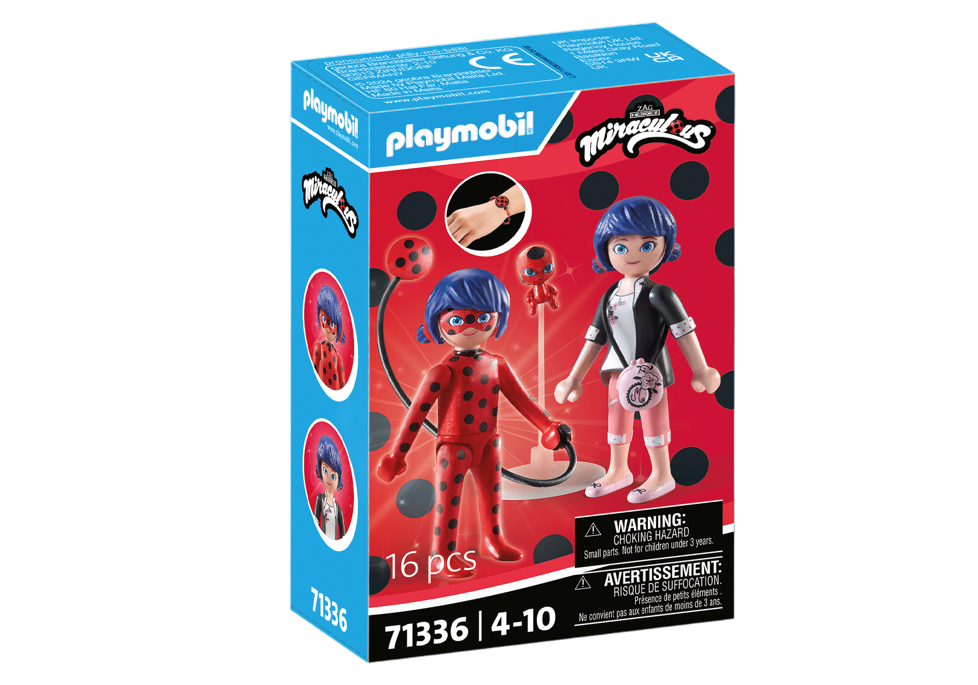 MIRACULOUS MARINETTE SI LADYBUG - PLAYMOBIL MIRACULOUS (PM71336)