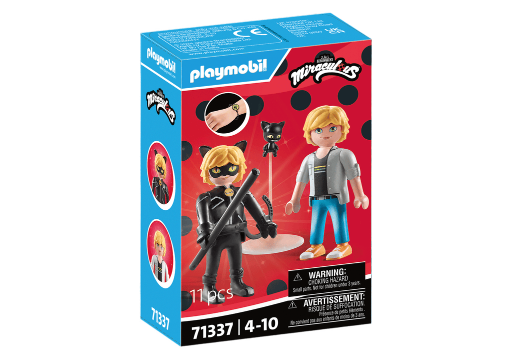 MIRACULOUS ADRIEN AND CAT NOIR - PLAYMOBIL MIRACULOUS (PM71337)