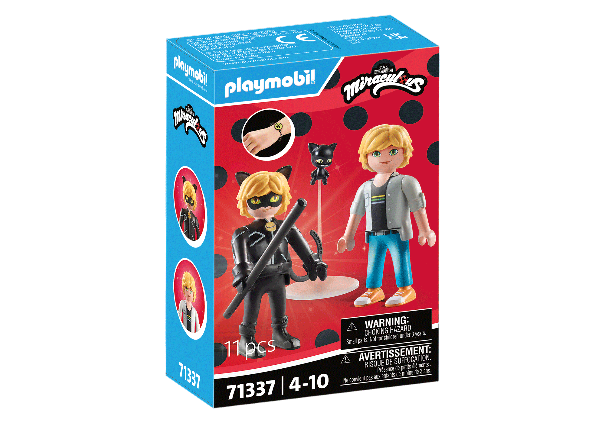 MIRACULOUS ADRIEN SI CAT NOIR - PLAYMOBIL MIRACULOUS (PM71337)