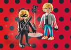 MIRACULOUS ADRIEN AND CAT NOIR - PLAYMOBIL MIRACULOUS (PM71337)