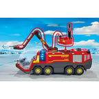 AUTOSPECIALA DE POMPIERI PENTRU AEROPORT CU LUMINI SI SUNETE - PLAYMOBIL ACTION HEROES - AIRPORT (PM71371)