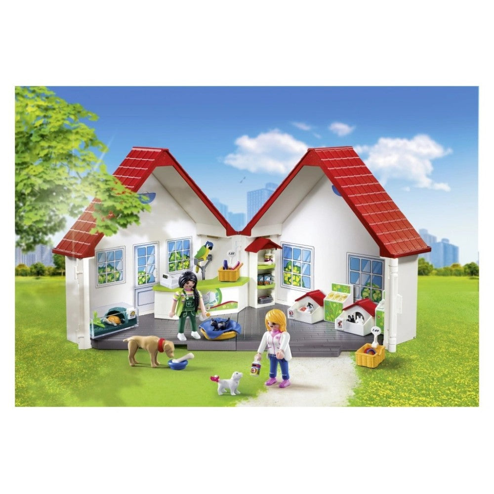 PORTABLE VETERINARY CLINIC SET - PLAYMOBIL CITY LIFE (PM71396)