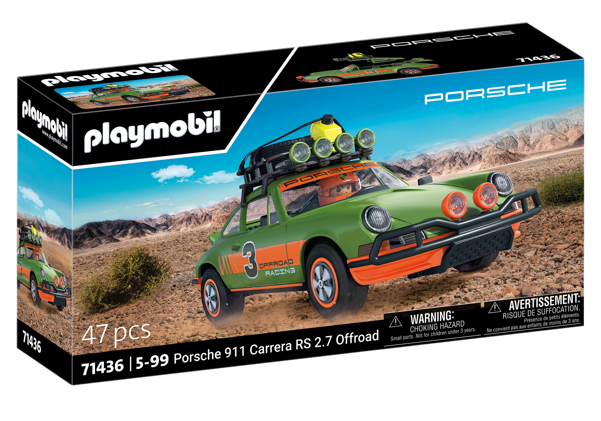 PORSCHE 911 CARRERA OFF ROAD - PLAYMOBIL PORSCHE (PM71436)