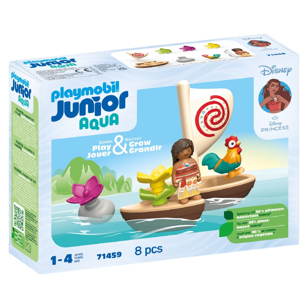 PLAYMOBIL JUNIOR DISNEY - BARCA CU VELA A MOANEI - PLAYMOBIL JUNIOR & DISNEY (PM71459)
