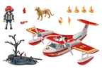 AVION ANTINCENDIU CU FUNCTIE DE STINGERE - PLAYMOBIL FIREBRIGADE (PM71463)
