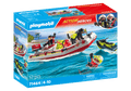 LIFEBOAT WITH WATER SCOOTER - PLAYMOBIL FIREBRIGADE (PM71464)