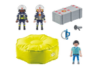 FIREMAN WITH AIR MATTRESS - PLAYMOBIL FIRE BRIGADE (PM71465)
