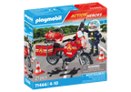 FIRE BRIDGE AT THE SCENE OF THE ACCIDENT - PLAYMOBIL FIRE BRIGADE (PM71466)