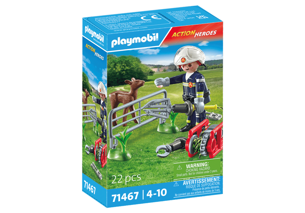 ANIMAL RESCUE FIREFIGHTER'S MISSION - PLAYMOBIL FIRE BRIGADE (PM71467)