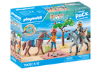DRUMETIE LA PLAJA CU CAII AMELIA SI BEN - PLAYMOBIL HORSES OF WATERFALL (PM71470)