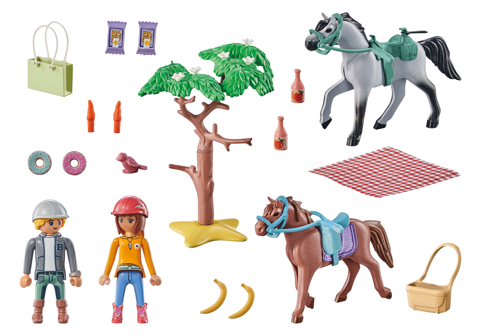DRUMETIE LA PLAJA CU CAII AMELIA SI BEN - PLAYMOBIL HORSES OF WATERFALL (PM71470)