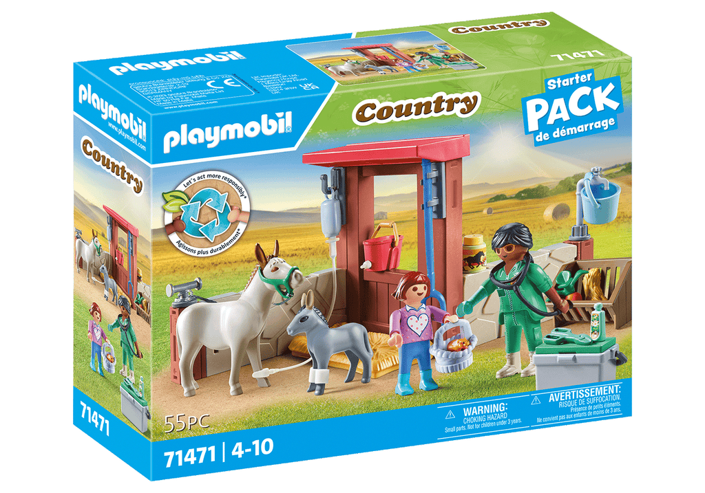 VETERINARY IN THE FARM YARD - PLAYMOBIL FARM (PM71471)