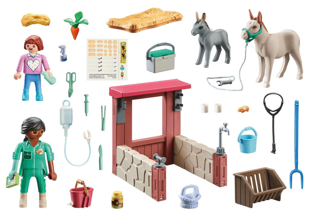 VETERINARY IN THE FARM YARD - PLAYMOBIL FARM (PM71471)