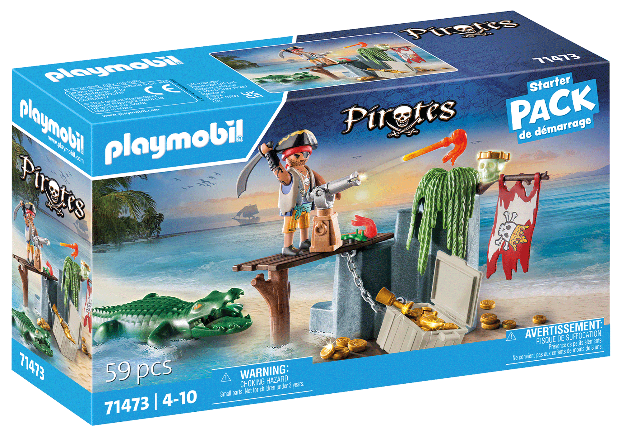 PIRAT CU ALIGATOR - PLAYMOBIL PIRATES (PM71473)