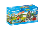 FUN AT THE BACKYARD POOL - PLAYMOBIL LIVING HOUSE (PM71476)