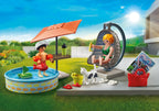 FUN AT THE BACKYARD POOL - PLAYMOBIL LIVING HOUSE (PM71476)