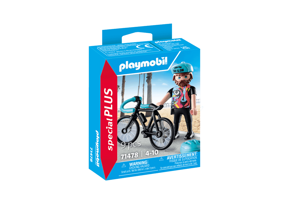FIGURINA CICLISTUL PAUL - PLAYMOBIL SPECIAL PLUS (PM71478)