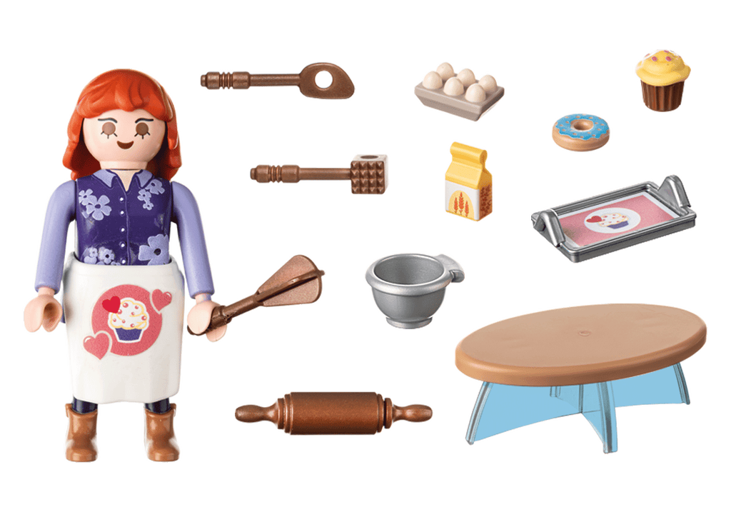FEMALE PASTRY FIGURINE - PLAYMOBIL SPECIAL PLUS (PM71479)