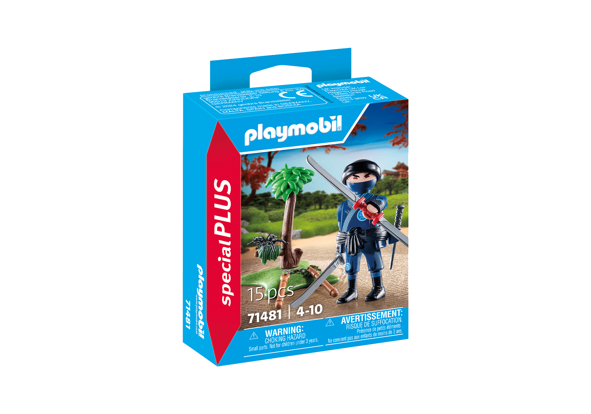 EQUIPPED NINJA FIGURINE - PLAYMOBIL SPECIAL PLUS (PM71481)