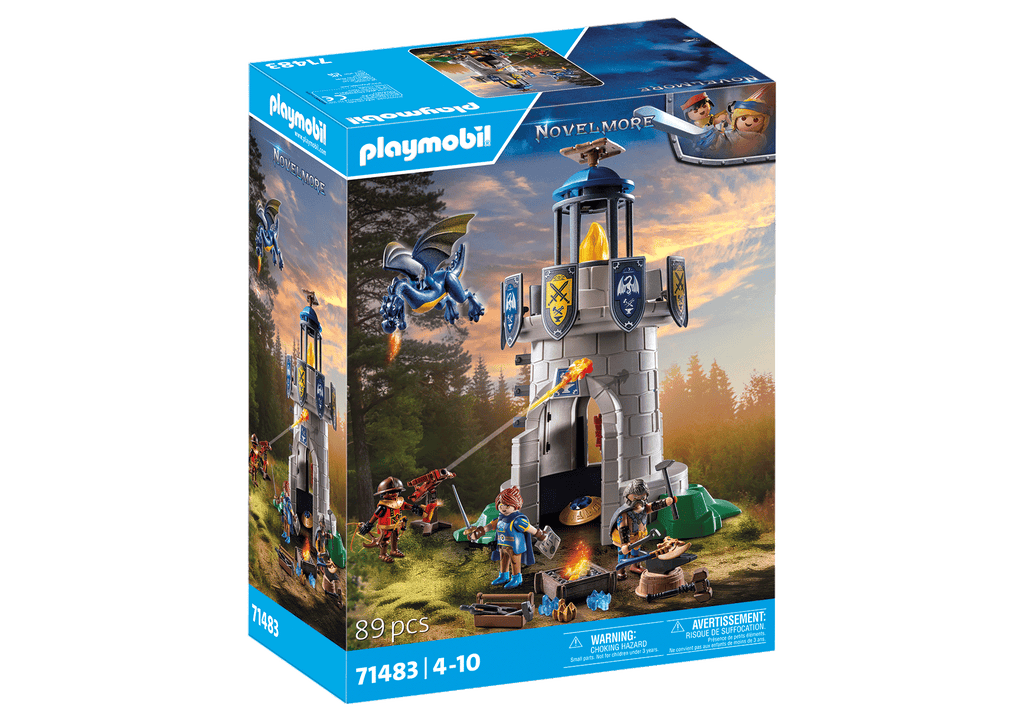TURNUL CAVALERULUI CU FIERAR SI DRAGON - PLAYMOBIL NOVELMORE (PM71483)