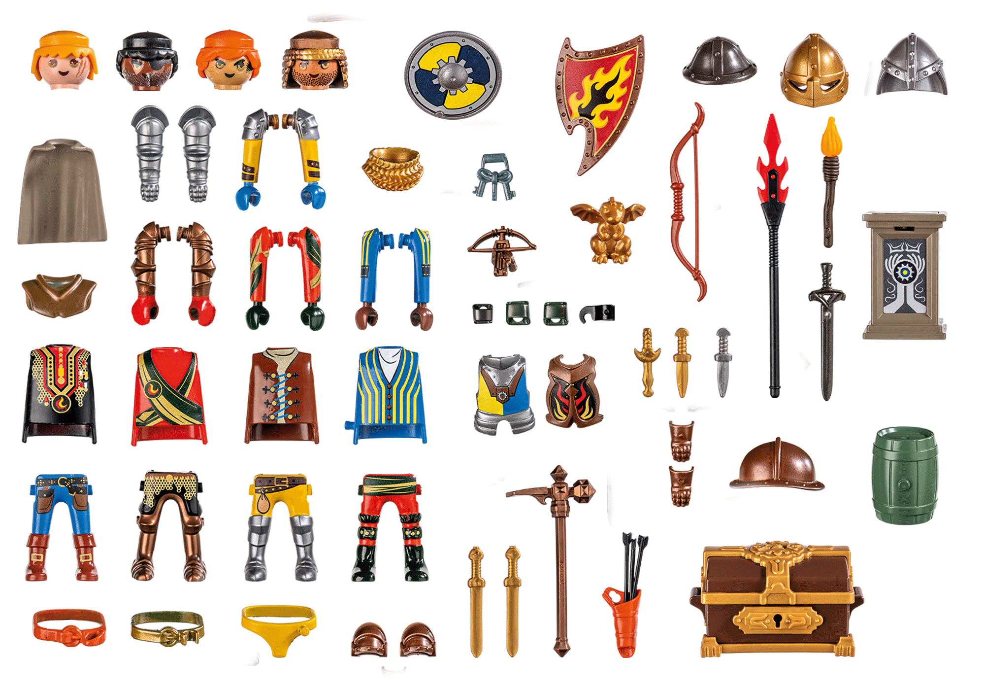 CREEAZA PROPRIA FIGURINA CAVALERII NOVELMORE - PLAYMOBIL MY FIGURES (PM71487)