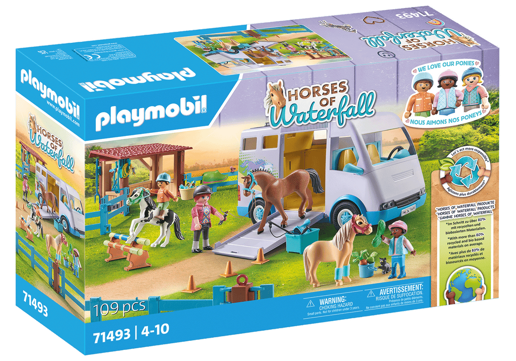 MOBILE RIDING SCHOOL - PLAYMOBIL PONIES (PM71493)