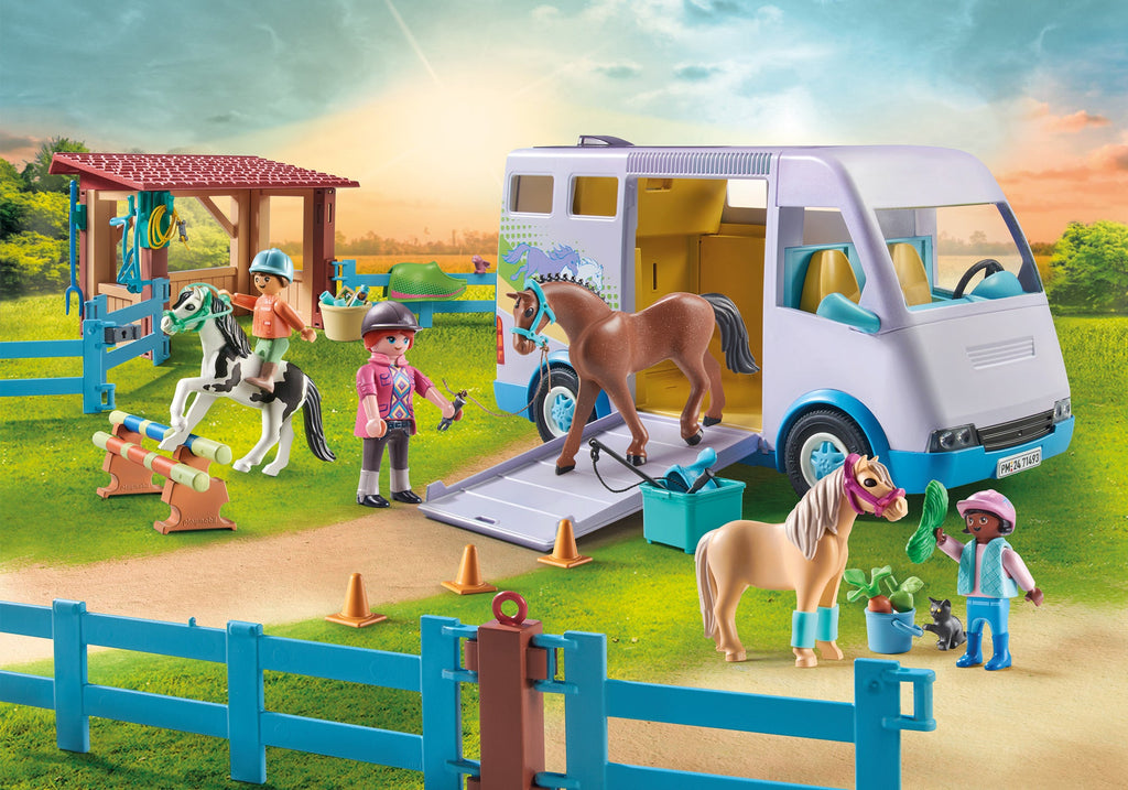 MOBILE RIDING SCHOOL - PLAYMOBIL PONIES (PM71493)