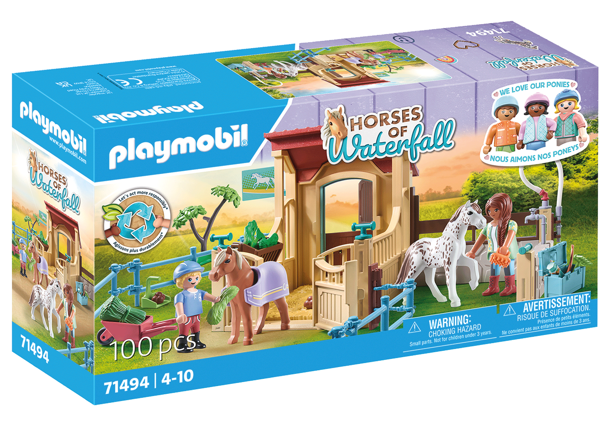 GRAJD DE PONEI - PLAYMOBIL PONIES (PM71494)