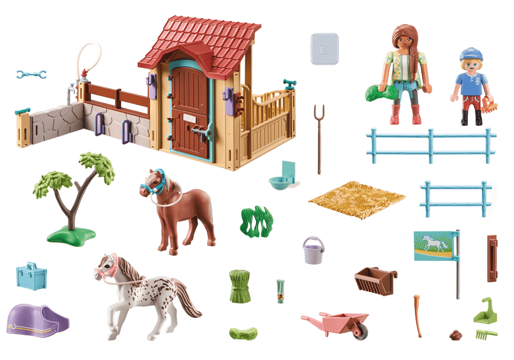 PONY STABLE - PLAYMOBIL PONIES (PM71494)