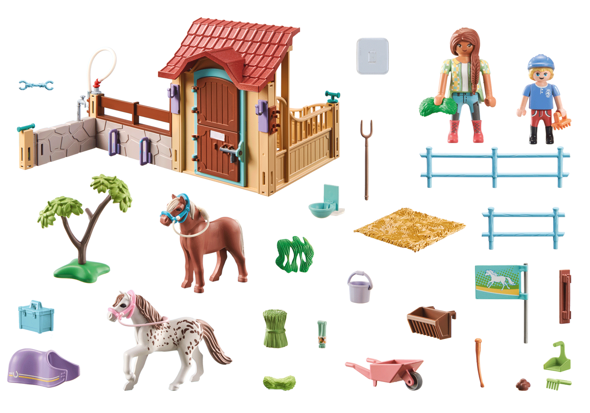 GRAJD DE PONEI - PLAYMOBIL PONIES (PM71494)