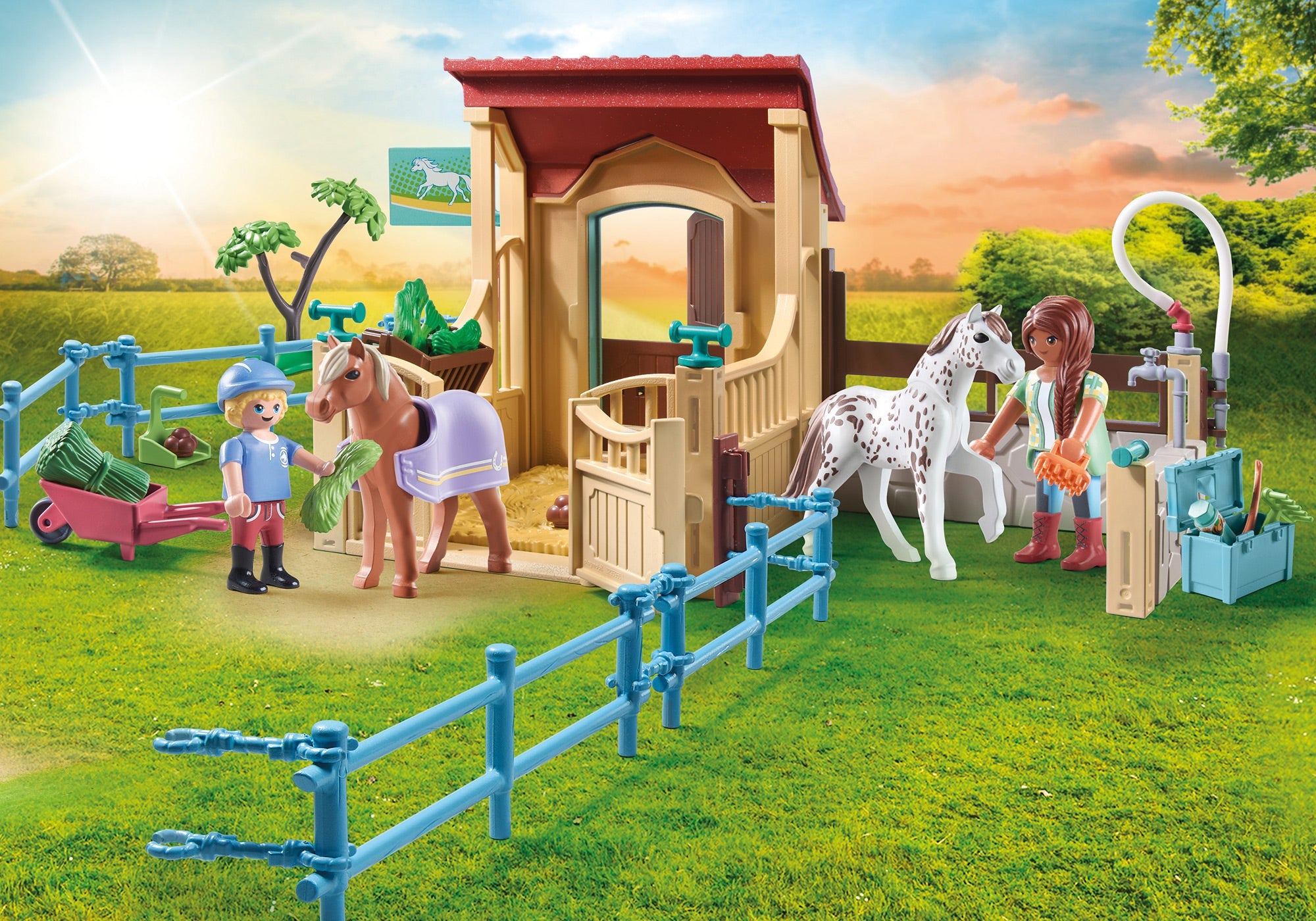 GRAJD DE PONEI - PLAYMOBIL PONIES (PM71494)