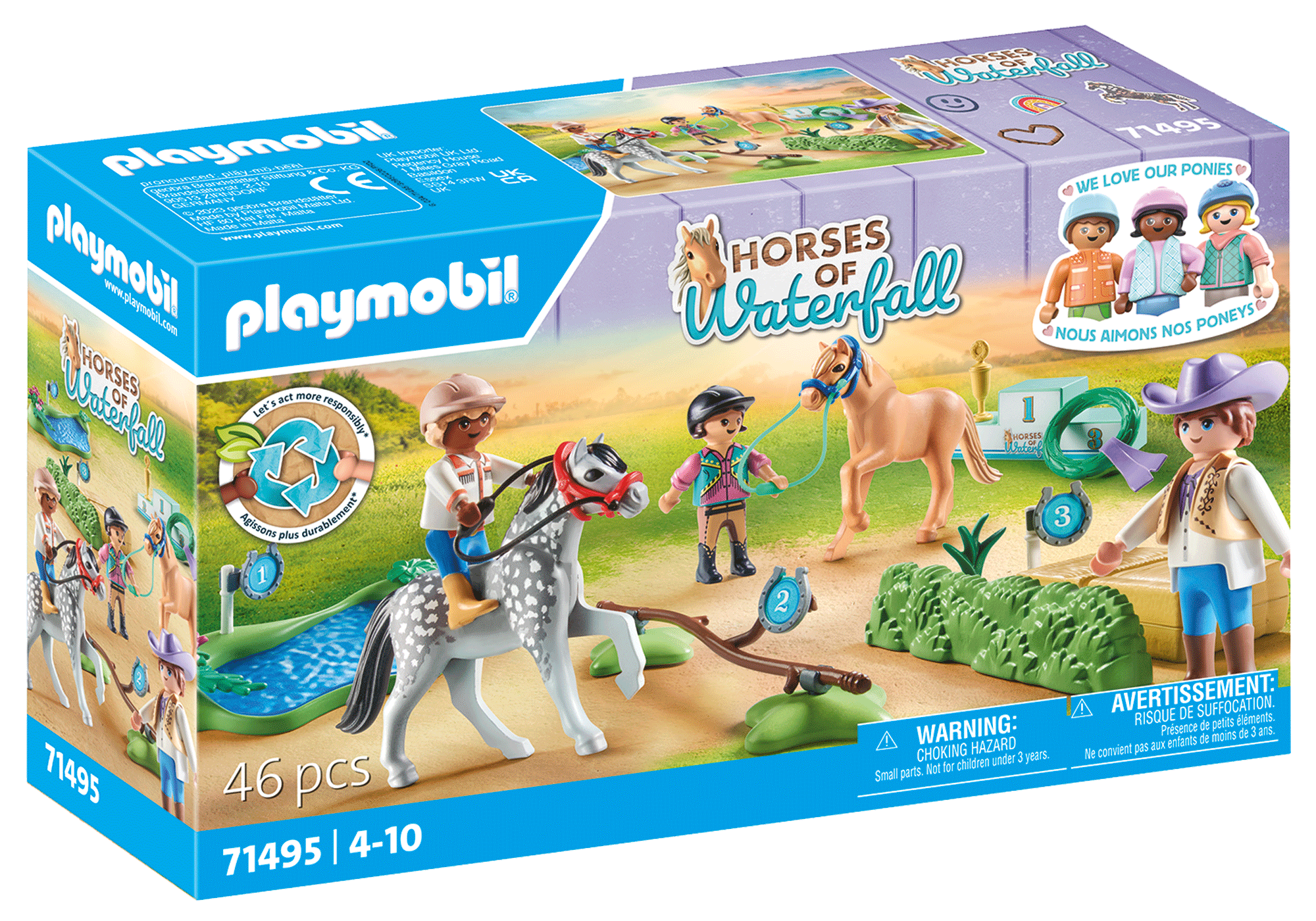 TURNEUL CU PONEI - PLAYMOBIL PONIES (PM71495)