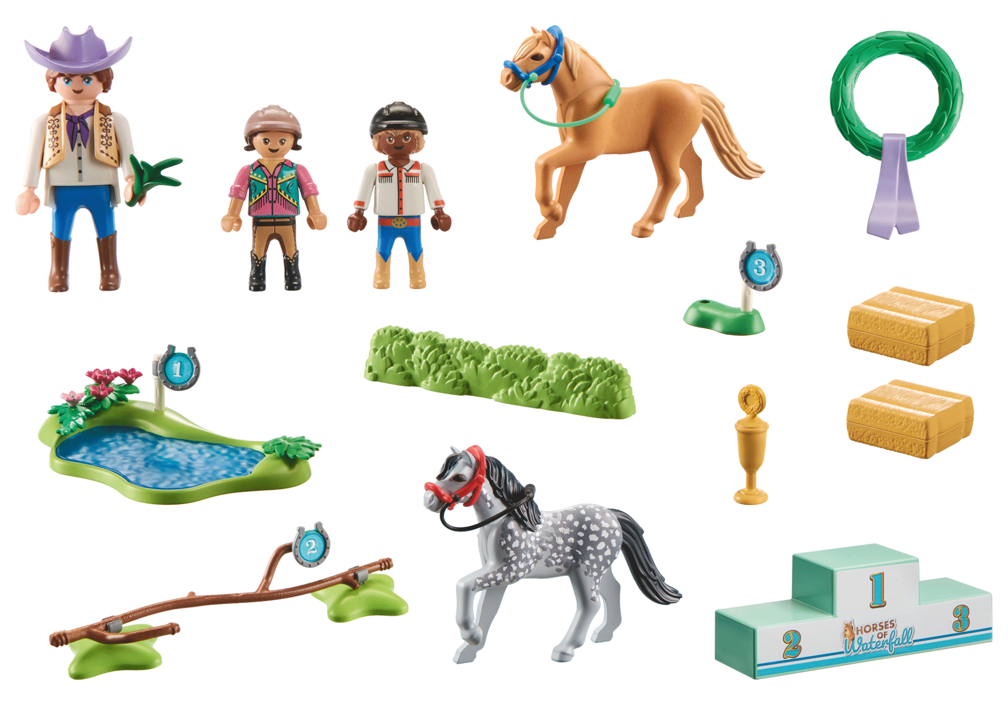 TURNEUL CU PONEI - PLAYMOBIL PONIES (PM71495)