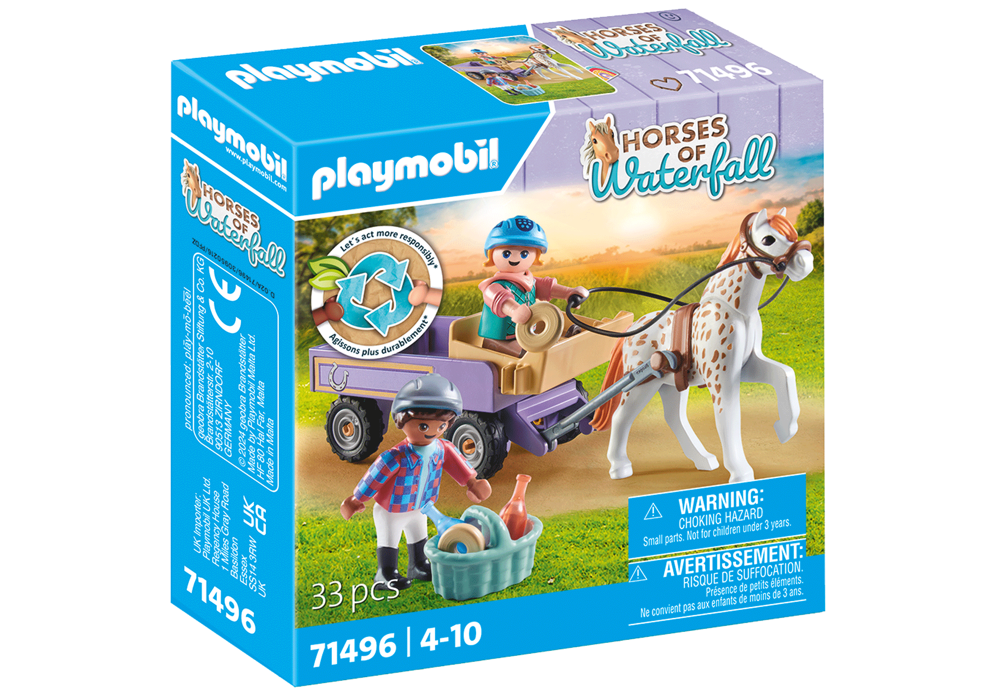 CARUTA CU PONEI - PLAYMOBIL PONIES (PM71496)