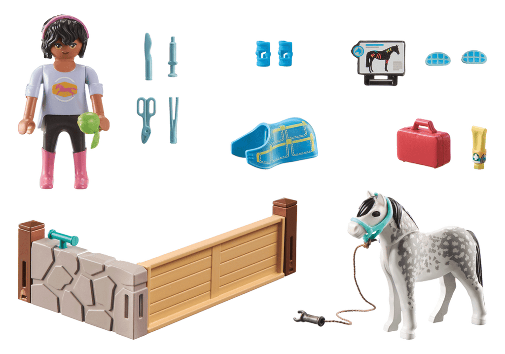 HORSE THERAPIST - PLAYMOBIL PONIES (PM71497)