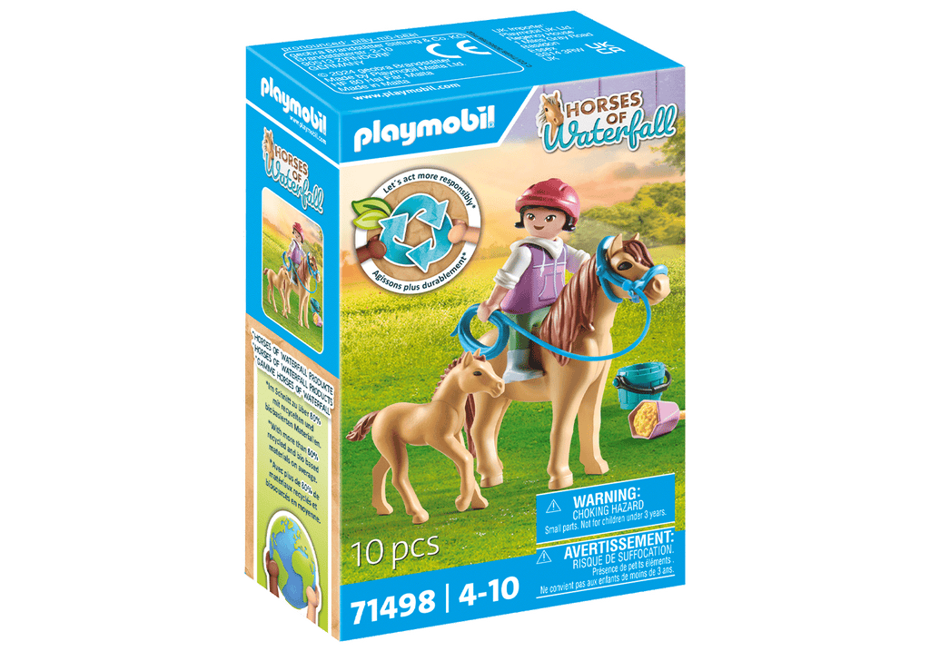 COPIL CU PONEI SI MANZ - PLAYMOBIL PONIES (PM71498)