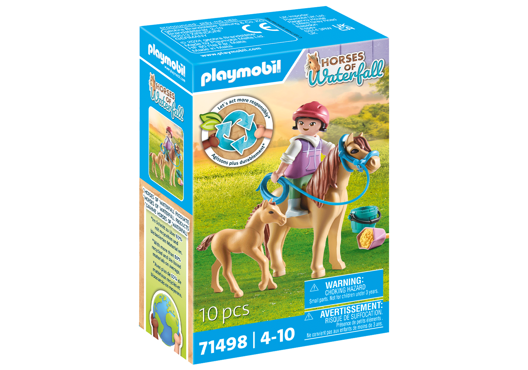 COPIL CU PONEI SI MANZ - PLAYMOBIL PONIES (PM71498)