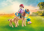 COPIL CU PONEI SI MANZ - PLAYMOBIL PONIES (PM71498)