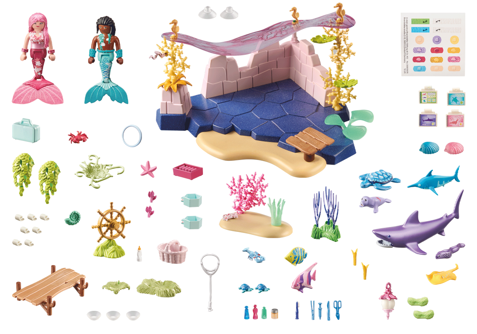 SIRENE CARE INGRIJESC ANIMALE - PLAYMOBIL MERMAIDS (PM71499)