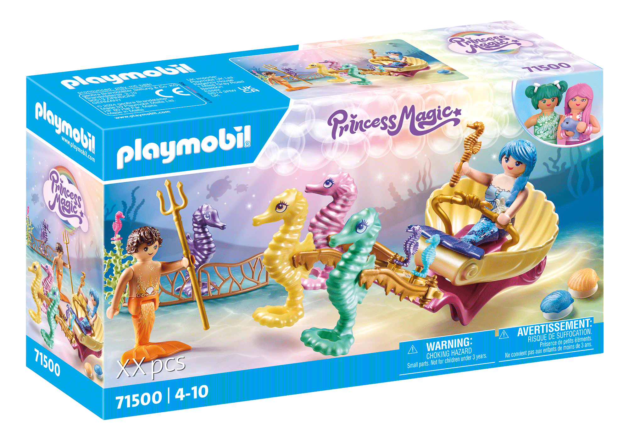 TRASURA CU CAI DE MARE - PLAYMOBIL MERMAIDS (PM71500)