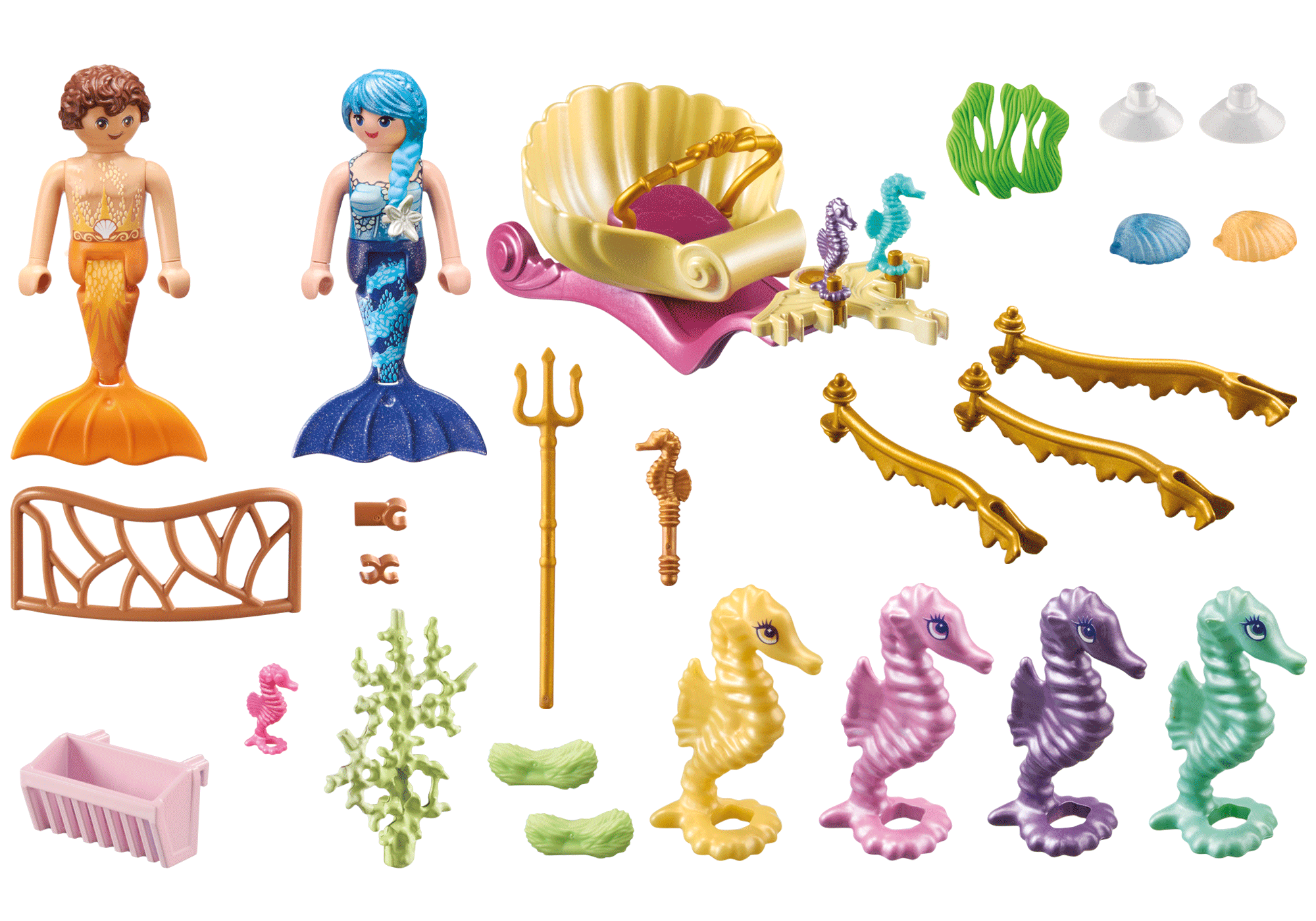 TRASURA CU CAI DE MARE - PLAYMOBIL MERMAIDS (PM71500)