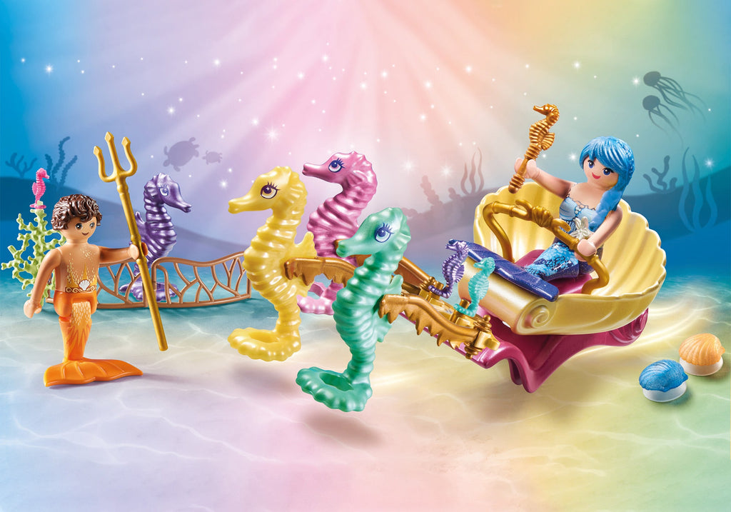 TRASURA CU CAI DE MARE - PLAYMOBIL MERMAIDS (PM71500)