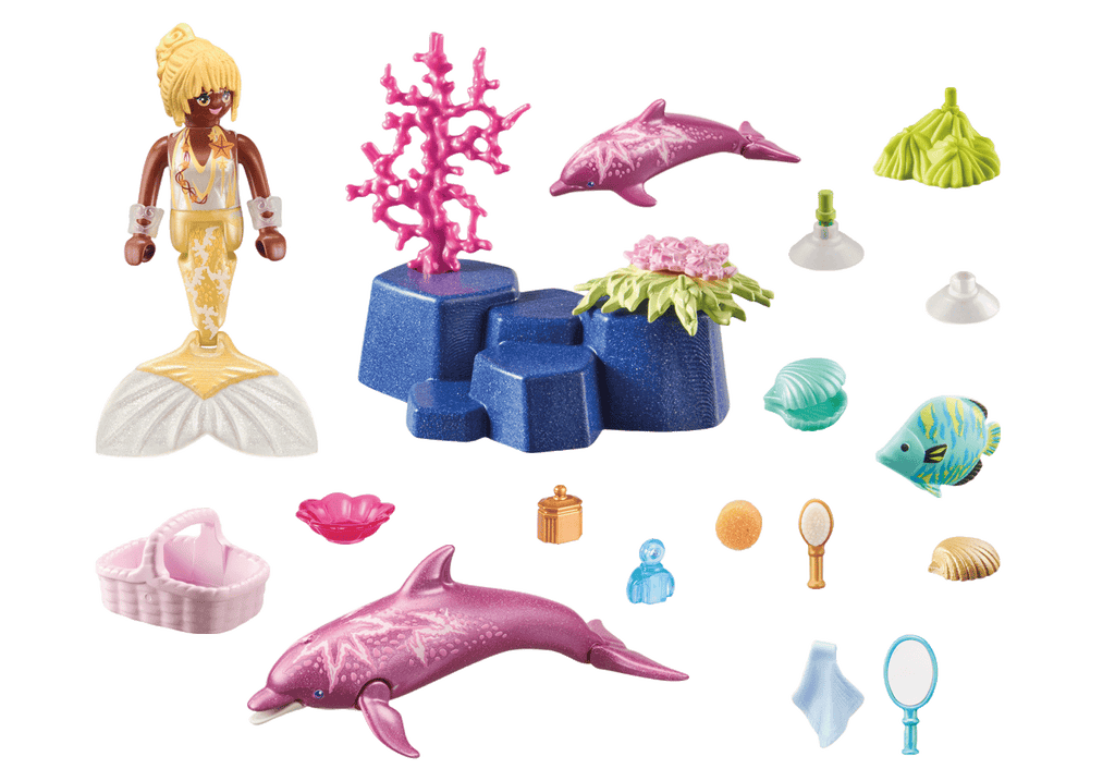 SIRENA CU DELFINI - PLAYMOBIL MERMAIDS (PM71501)